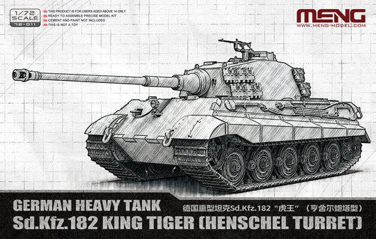 German Heavy Tank Sd.Kfz.182 King Tiger (Henschel Turret)