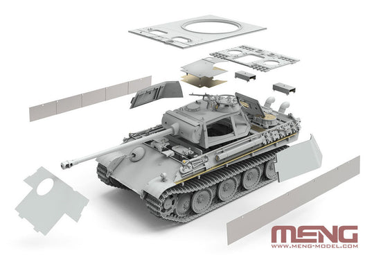 German Medium Tank Sd.Kfz.171 Panther Ausf.G Early/Ausf.G w. Air Defense Armor