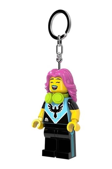Lego Mini Figure Keychain Gamer Girl