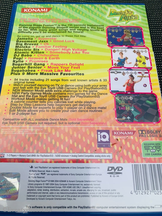 Dancing Stage Fusion. Ps2. Ps2