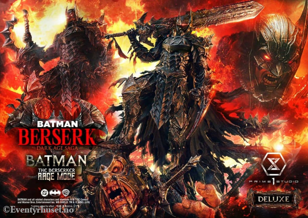 DC Comics Premium Masterline Series Statue 1/4 Batman (Comics) Batman: The Berserker Rage Mode DX Bonus Version 93 cm