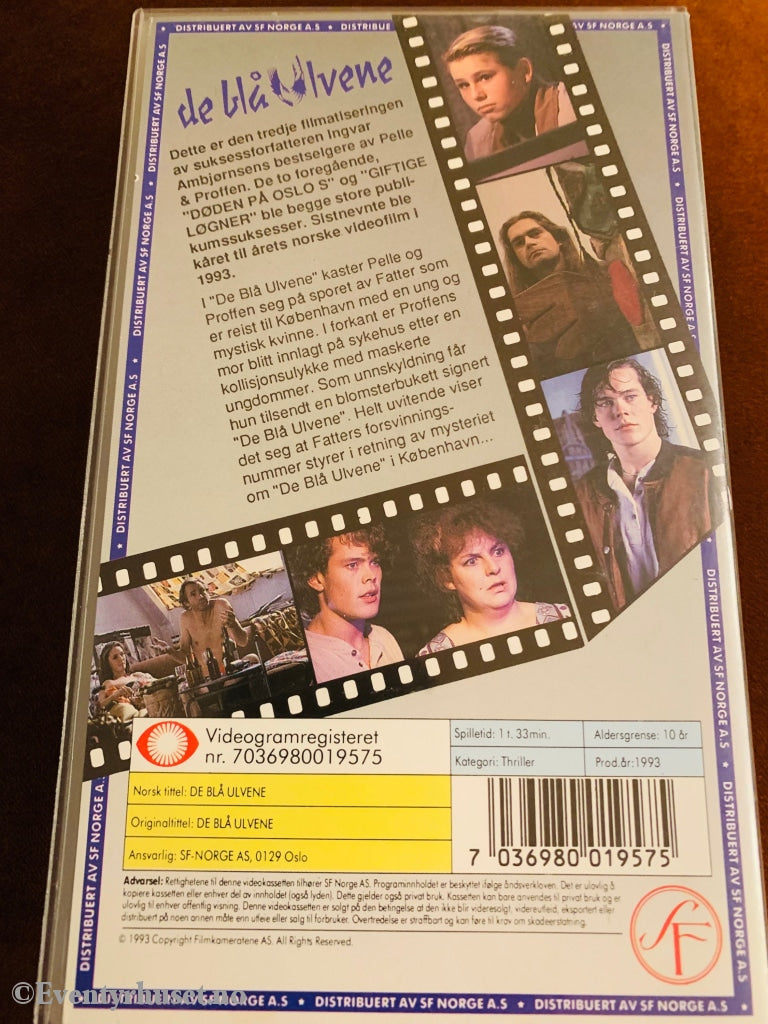 De Blå Ulvene. 1993. Vhs. Vhs