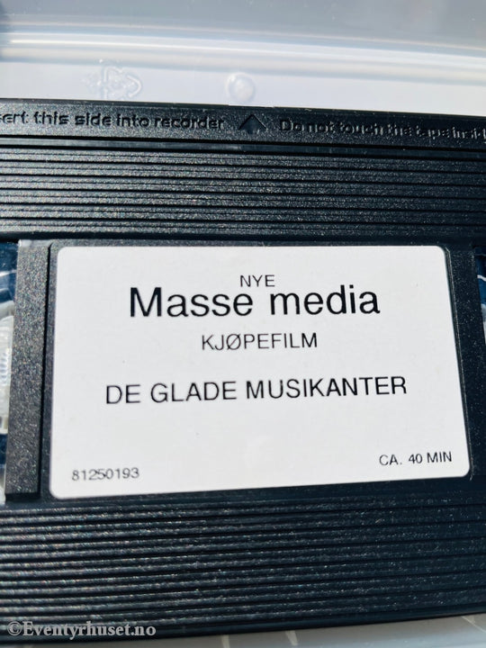 De Glade Musikanter. Vhs. Vhs