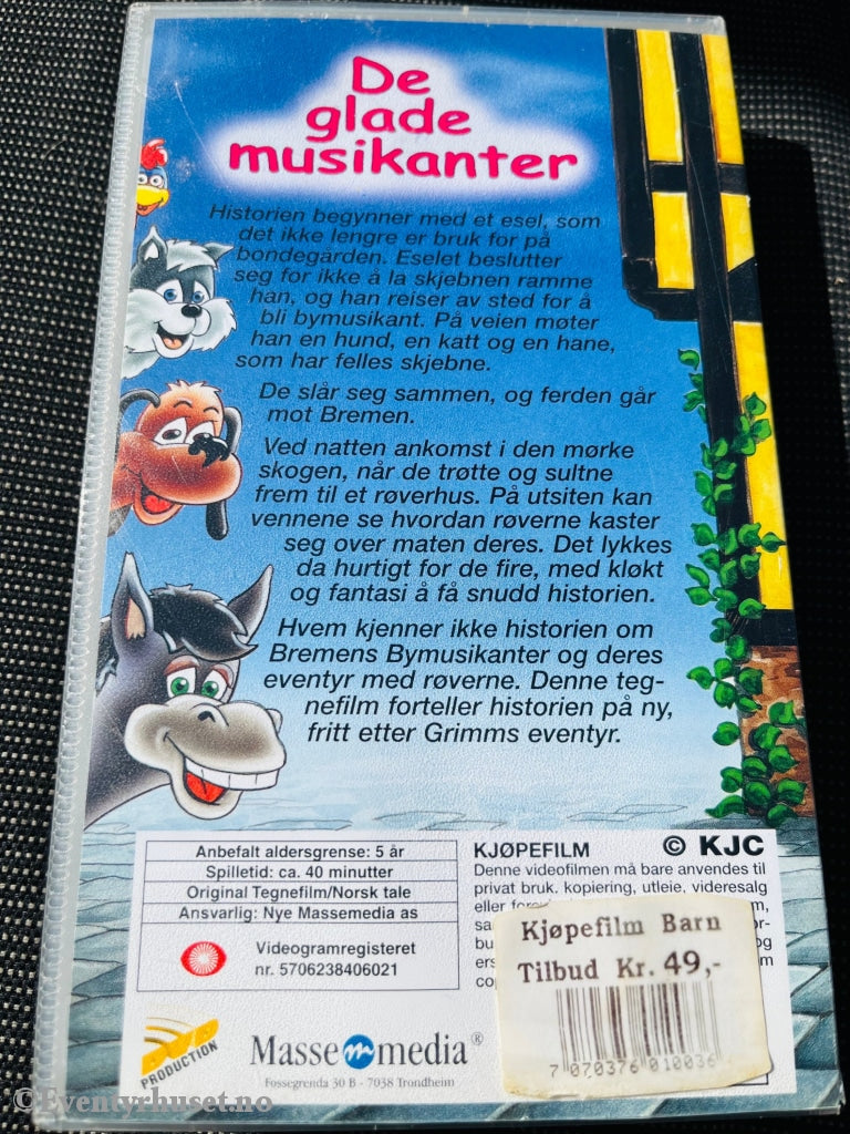 De Glade Musikanter. Vhs. Vhs