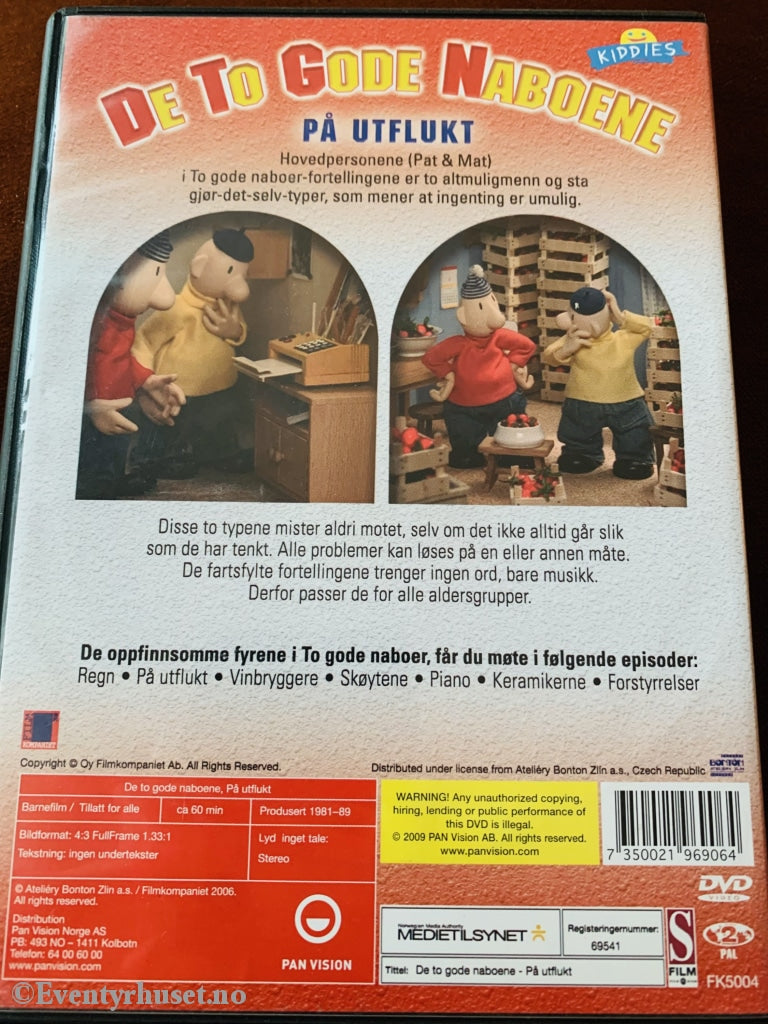 De To Gode Naboene - På Utflukt. 1981-89. Dvd. Dvd