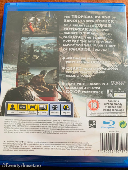 Dead Island. Ps3. Ps3