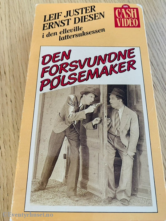 Den Forsvundne Pølsemaker. Vhs Slipcase.