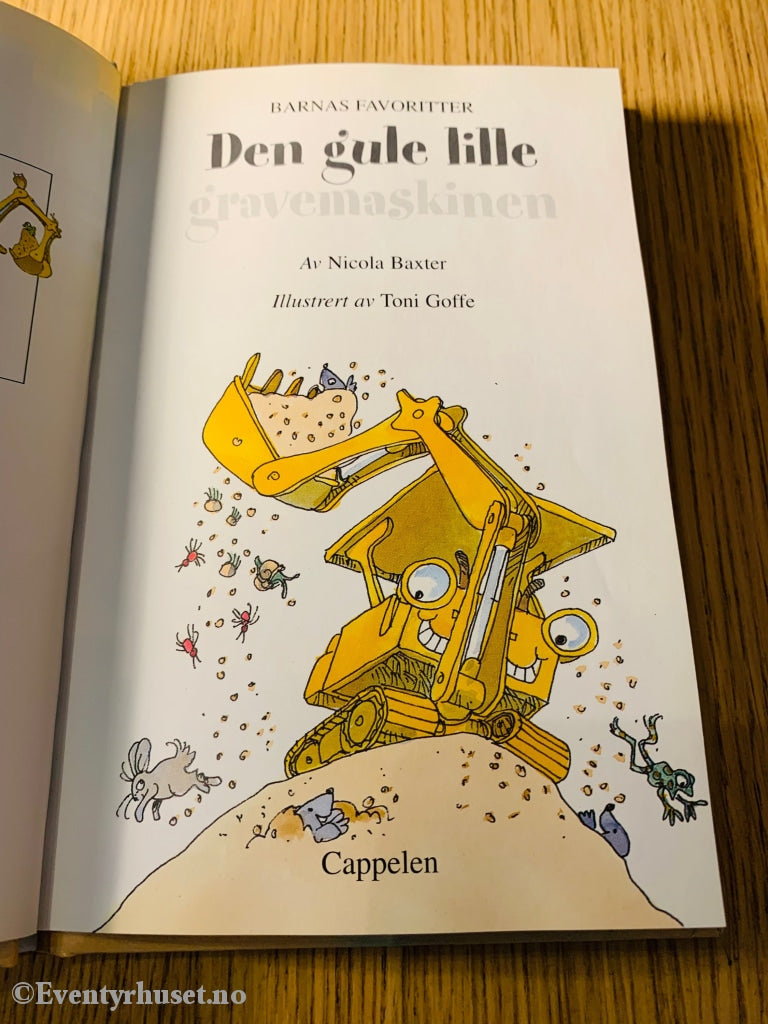 Den Gule Lille Gravemaskinen. Fortelling