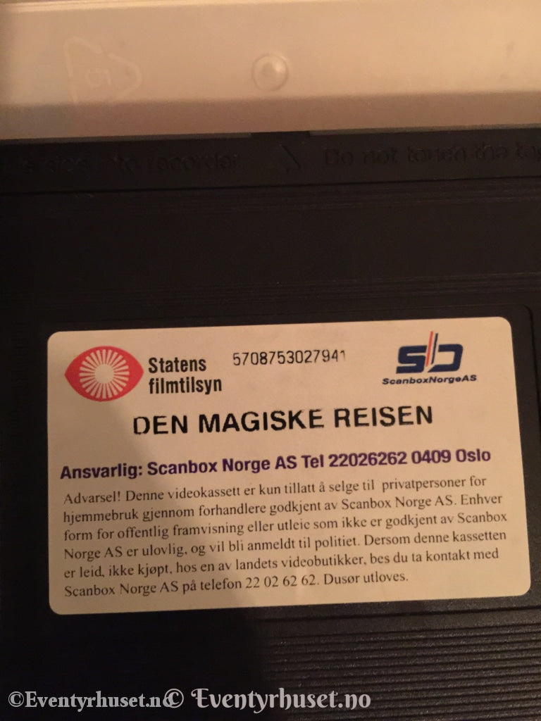 Den Magiske Reisen. 1994. Vhs. Vhs