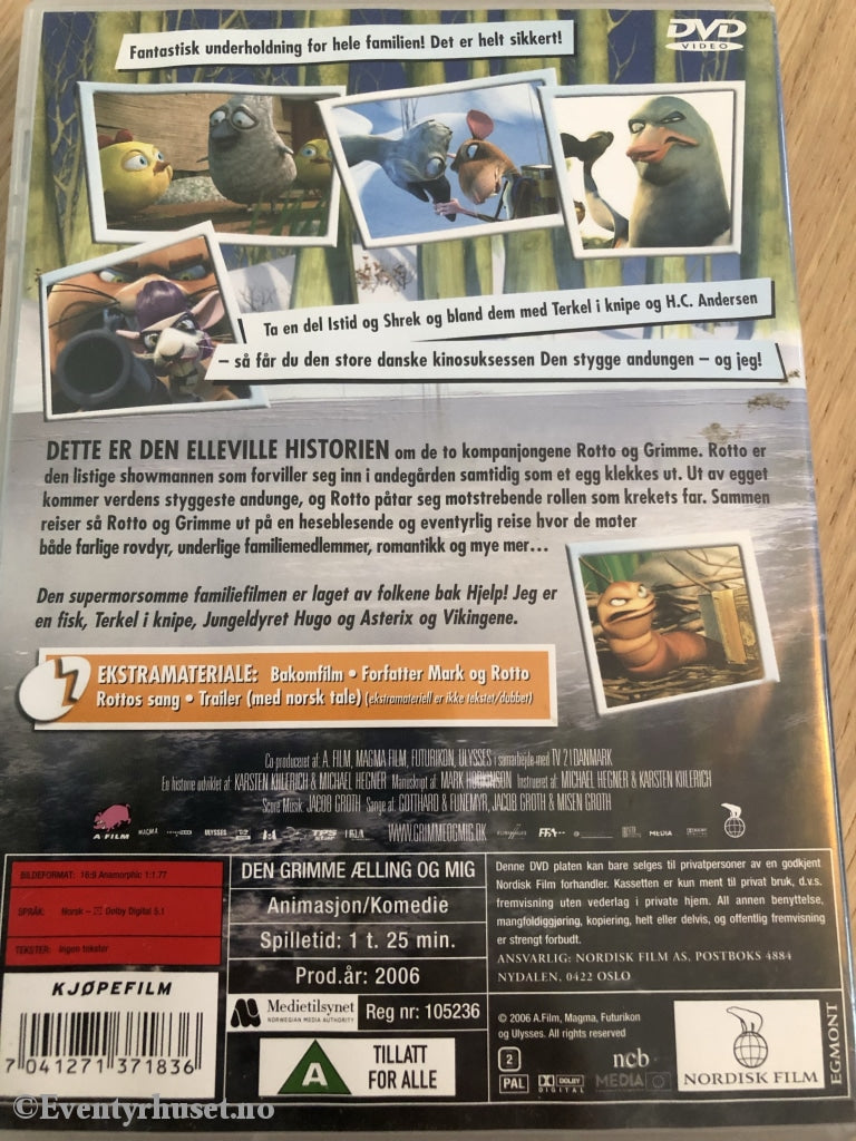 Den Stygge Andungen Og Jeg. 2006. Dvd. Dvd