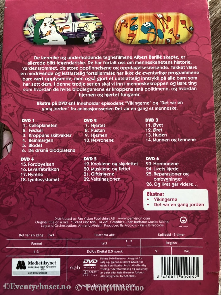 Det Var En Gang Livet. Dvd Samleboks. 6 X Dvd.