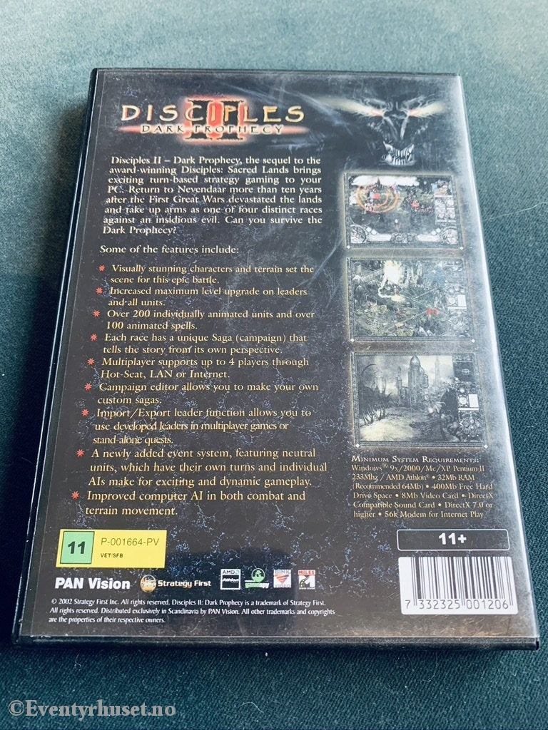 Disciples Ii. Dark Prophecy. Pc-Spill. Pc Spill