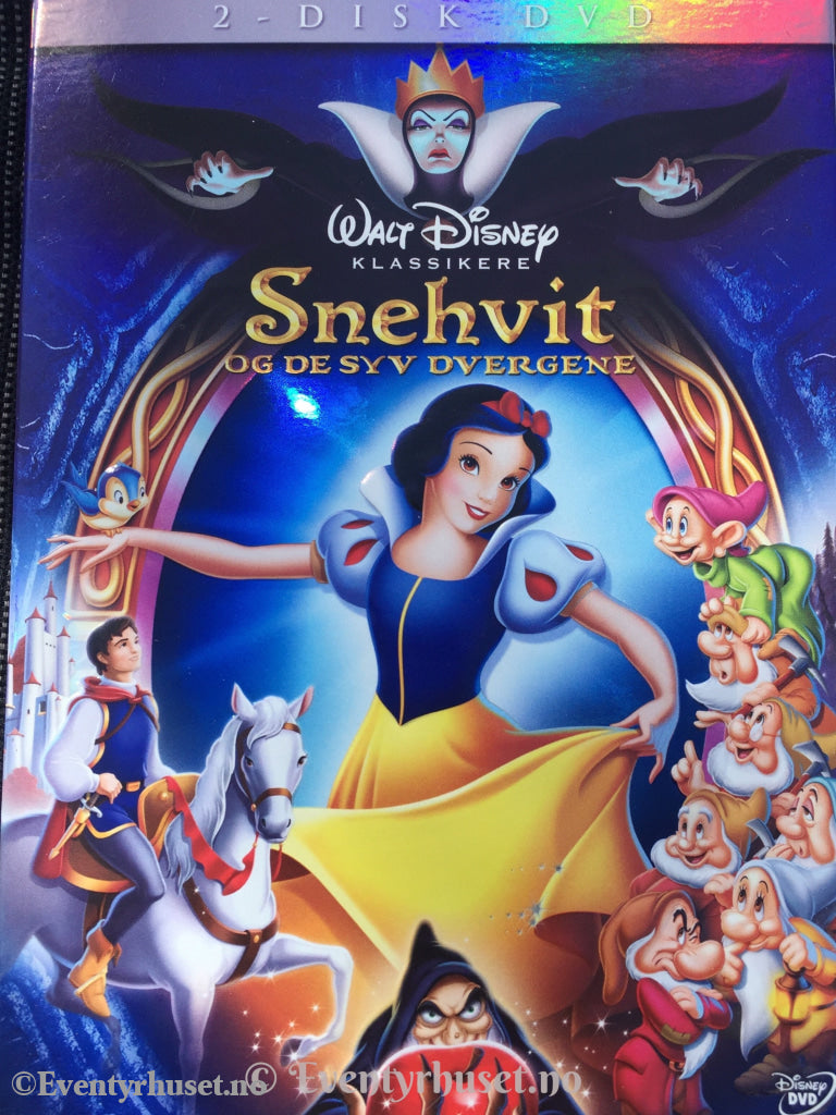 Disney Dvd Gullnummer 01. Snehvit Og De Syv Dvergene.