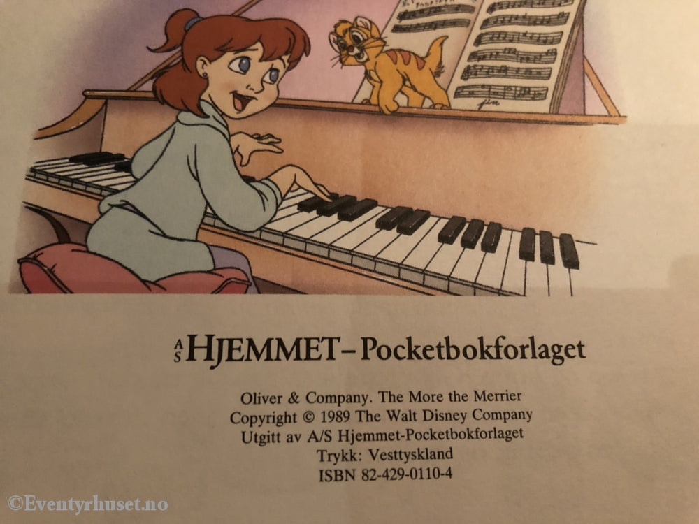 Disneys Oliver Og Gjengen - Jo Mere Vi Er Sammen. 1990. Nr. 2. I Serien. Tegneseriealbum