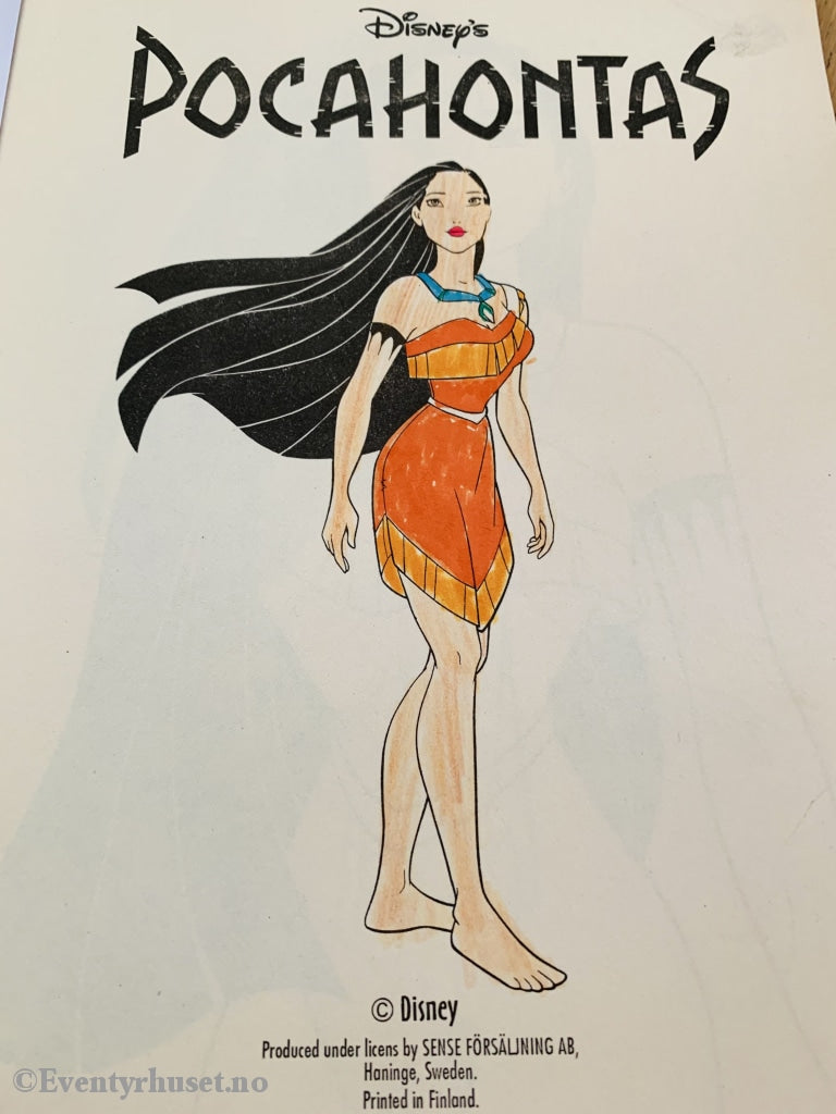 Disneys Pocahontas. Malebok. Brukt. Malebok