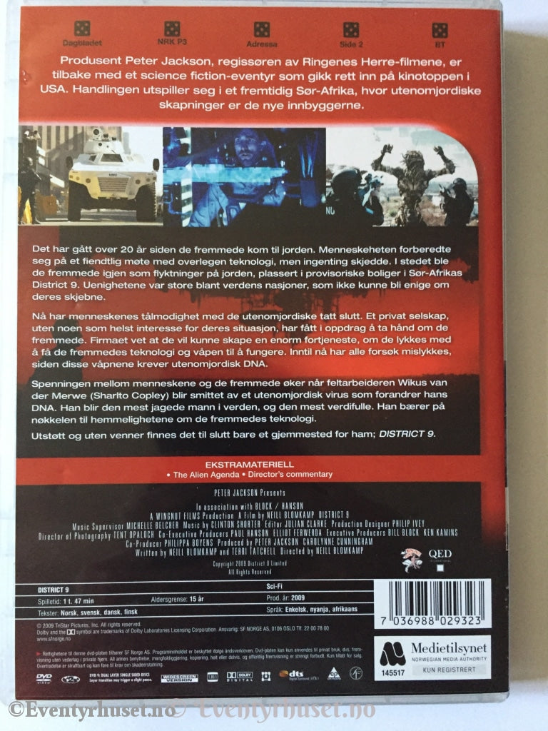 District 9. Dvd. Dvd