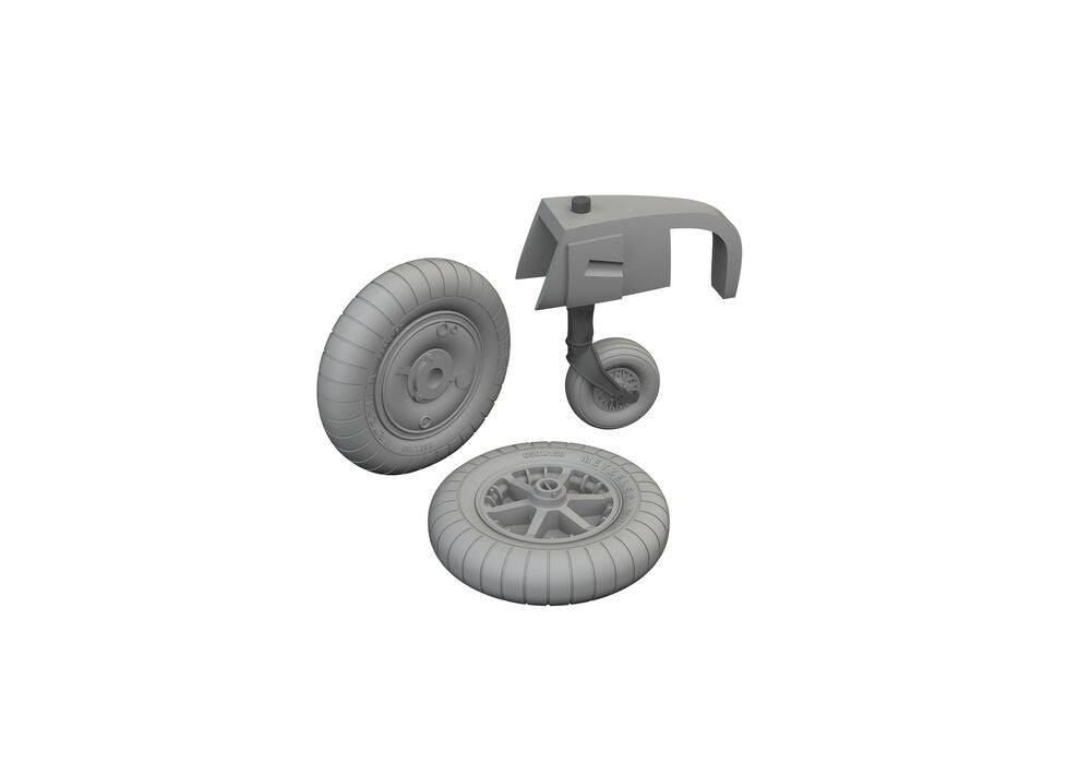 Bf 109E wheels   EDUARD