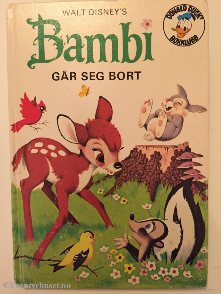 Donald Ducks Bokklubb. 1975. Bambi Går Seg Bort. Bokklubb