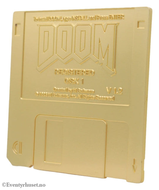Doom Replik Floppy Disk Gold Plated Limited Edition Fashion & Accessories