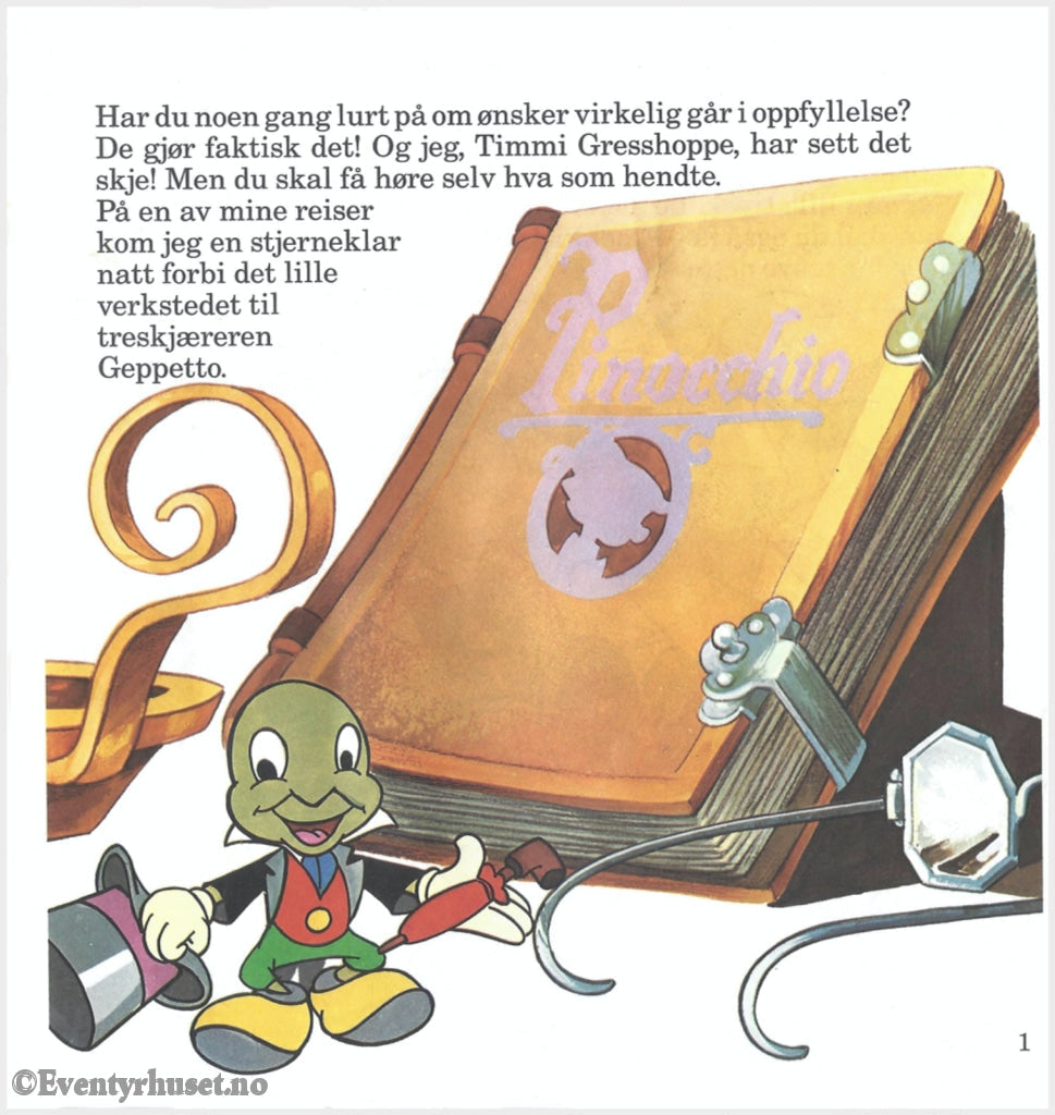 Download: 14 Disney Eventyrbånd - Pinokkio. Digital Lydfil Og Bok I Pdf-Format. Norwegian Dubbing.