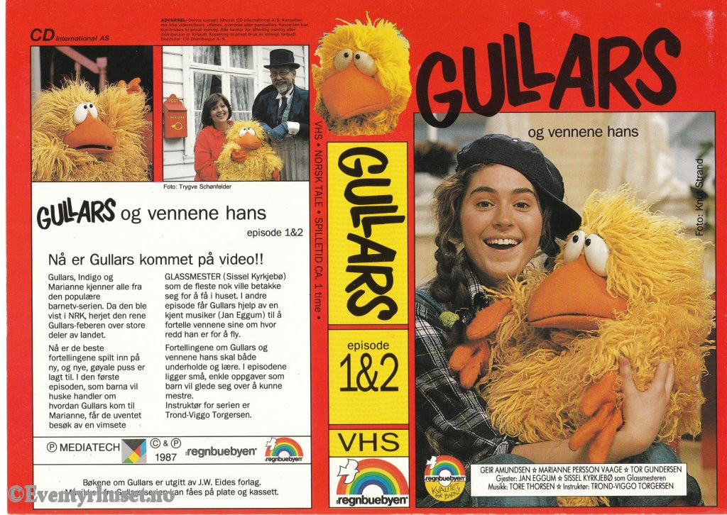 Download / Stream: Gullars Og Vennene Hans. Episode 1 & 2. 1987. Vhs Big Box. Norwegian.