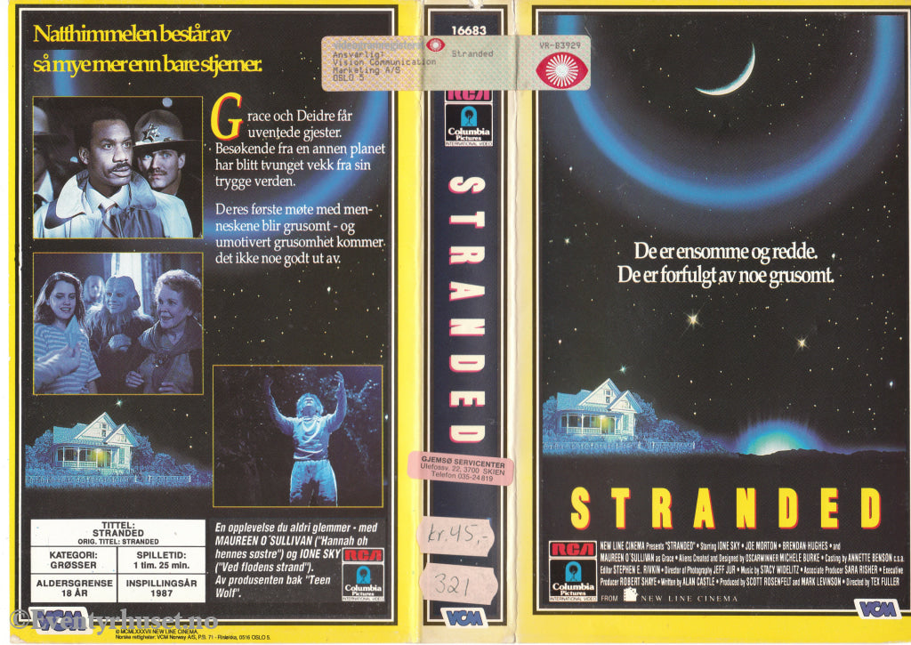 Download / Stream: Stranded. 1987. Vhs Big Box. Norwegian Subtitles.