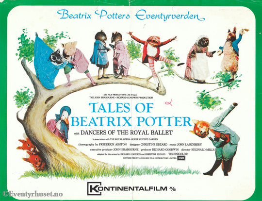 Download: Tales Of Beatrix Potter. Unik Brosjyre På 2 Sider Med Norsk Tekst (Vaskeseddel). Digital