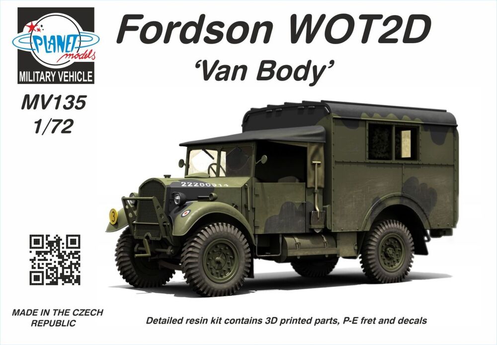 Fordson WOT2D ‘Van Body’ 1/72