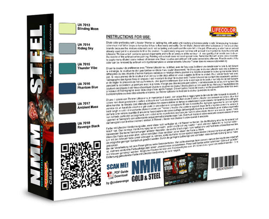 NMM – Non Metallic Metal – Set 2 STEEL 6 x 22 ml