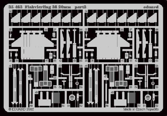 Flakvierling 38 20mm für Tamiya Bausatz