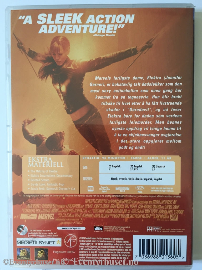Elektra. Dvd. Dvd