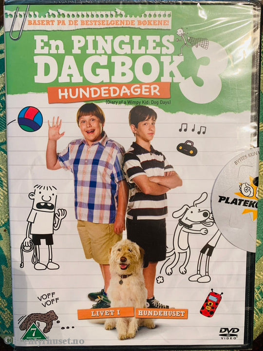 En Pingles Dagbok 3. 2012. Dvd. Ny I Plast! Dvd
