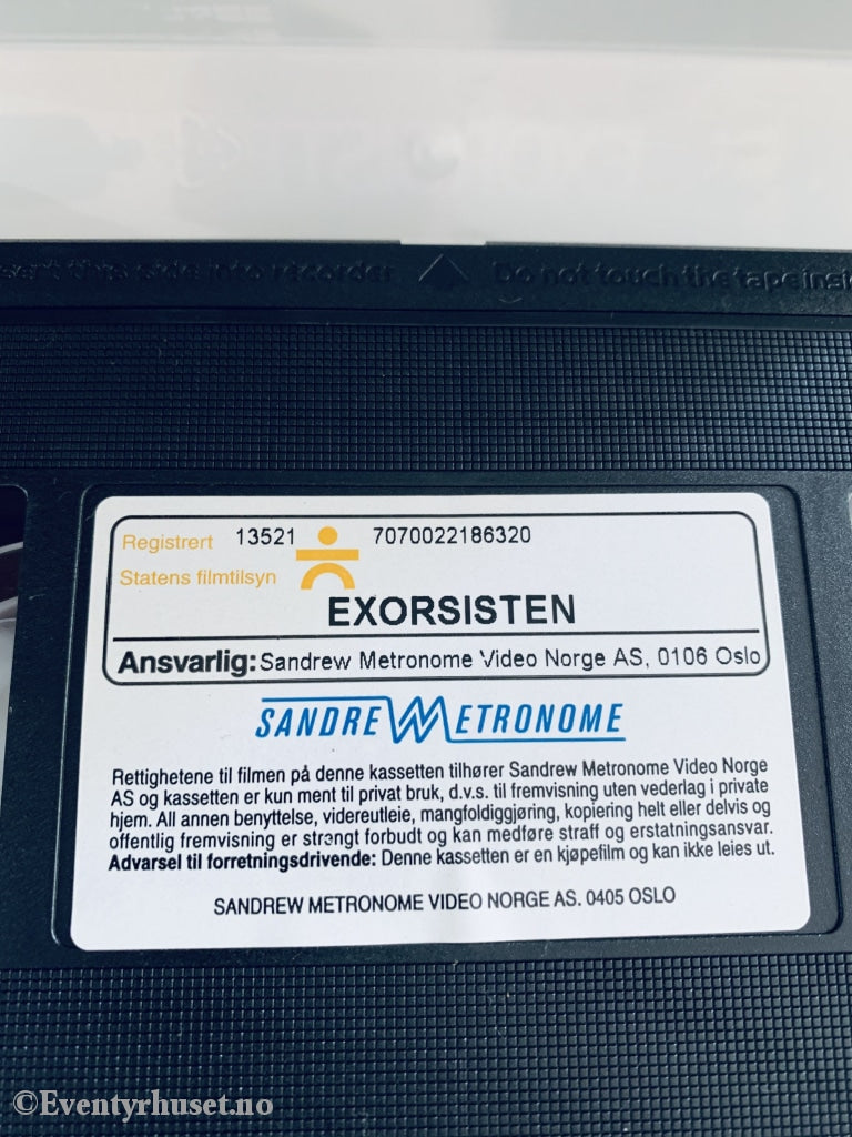 Exorcisten I. 1973. Vhs. Vhs