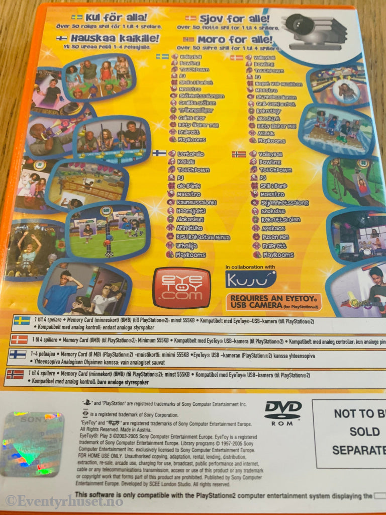 Eye Toy Play 3. Ps2. Ps2