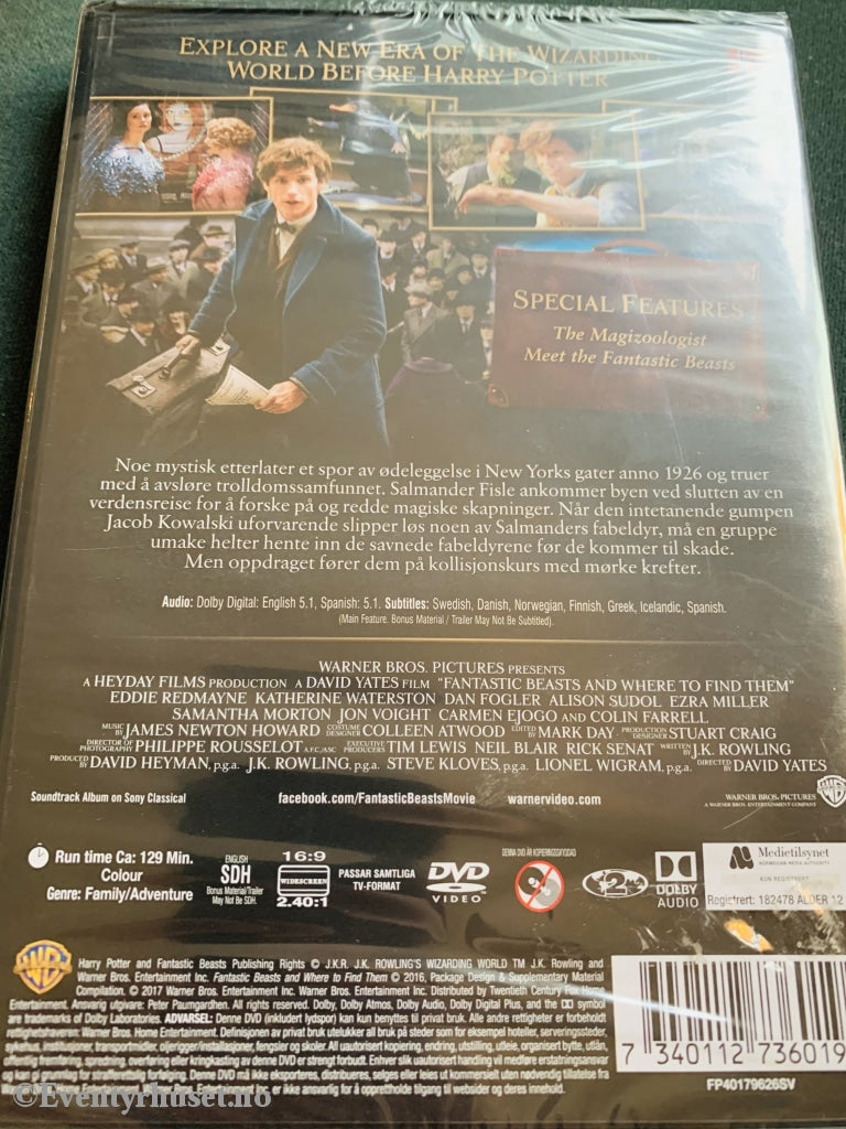 Fabeldyr. Dvd Ny I Plast!