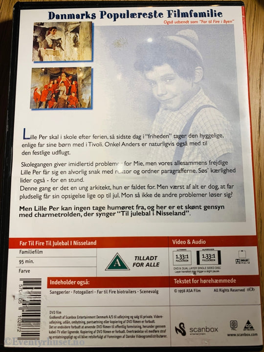 Far Til Fire - Juleball I Nisseland. 1956. Dvd. Dvd