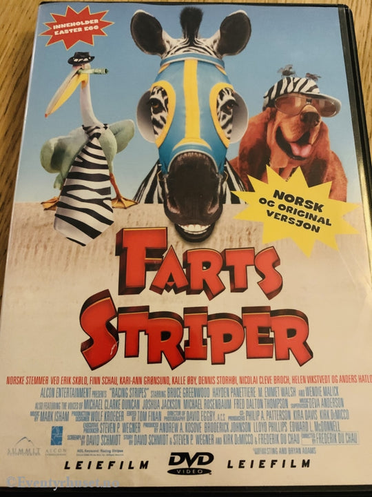 Fartsstriper. 2005. Dvd Leiefilm.