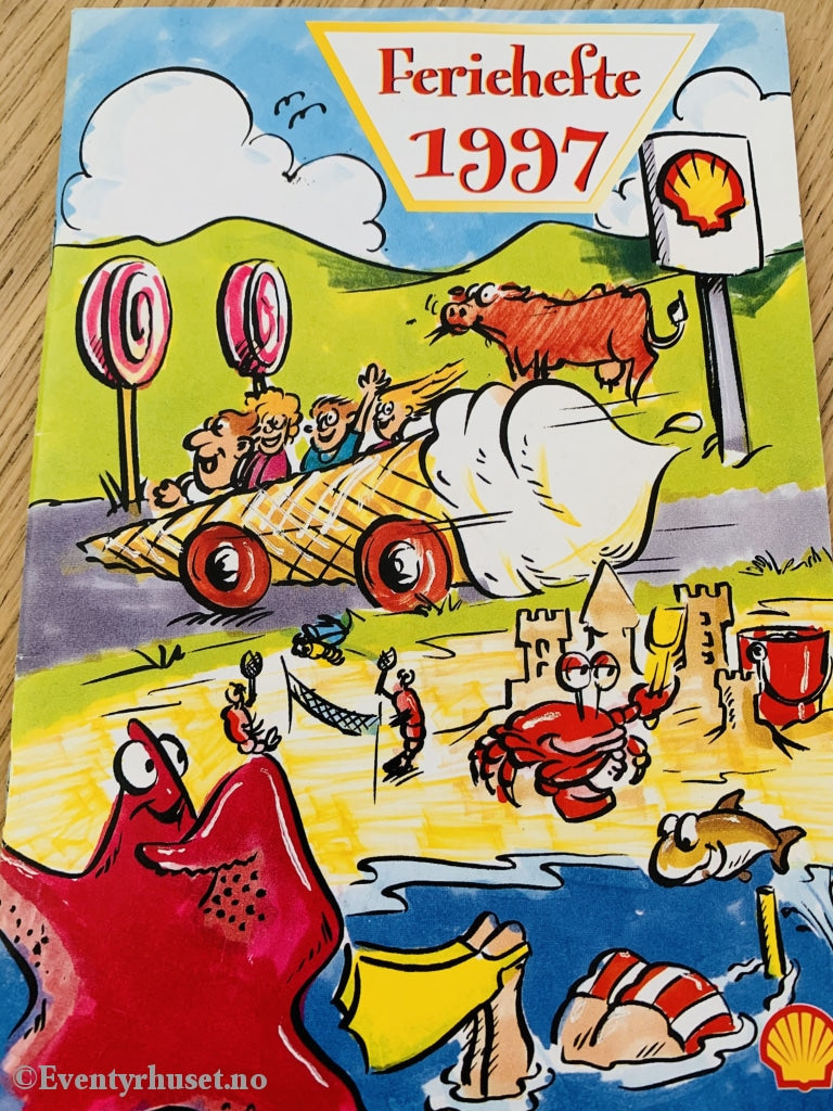 Feriehefte 1997 (Shell-Stasjon). Brukt. Hobbybok