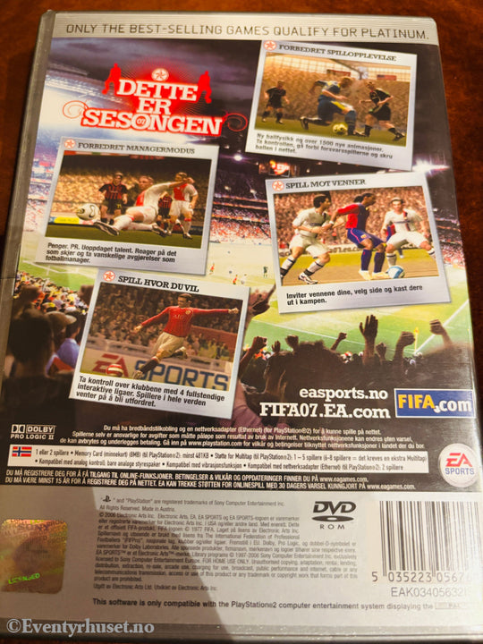 FIFA 07. PS2.