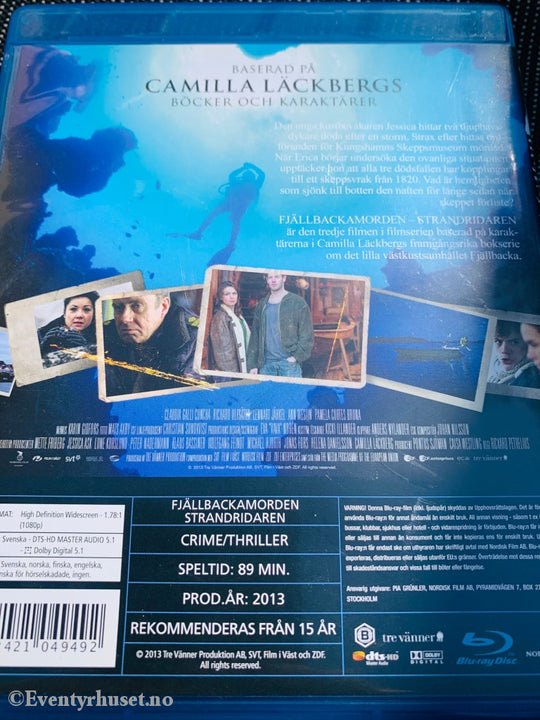 Fjällbacka Morden - Strandridaren. Blu-Ray. Blu-Ray Disc