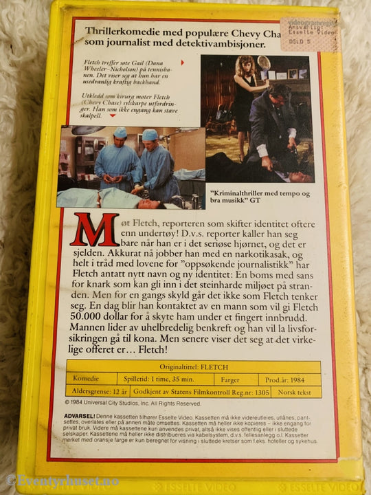 Fletch. 1984. Vhs Big Box.
