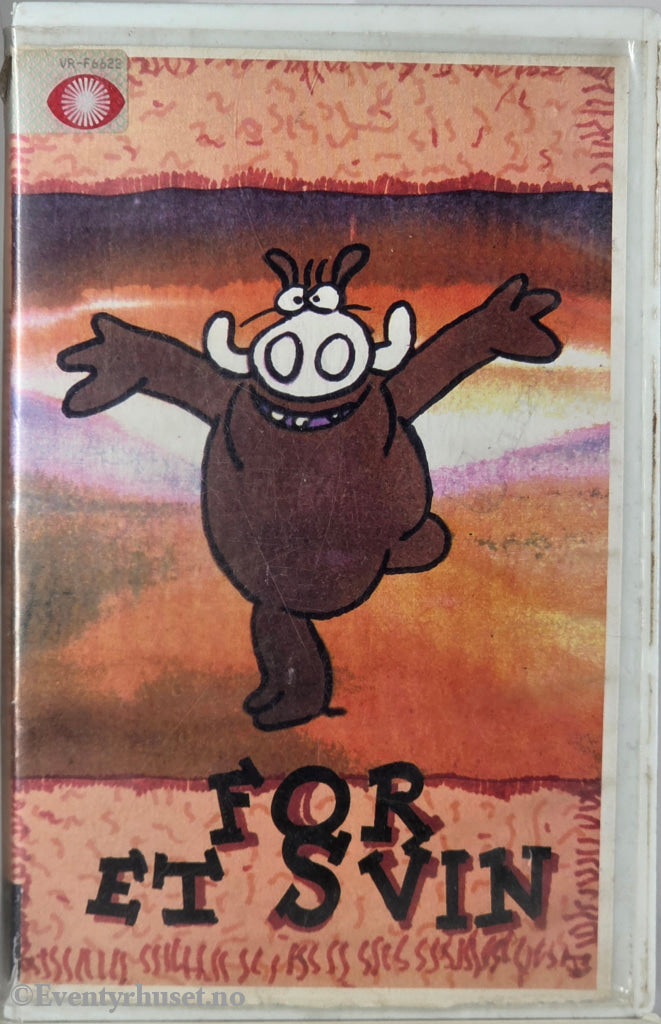 For et svin – 1992 . VHS Big Box.