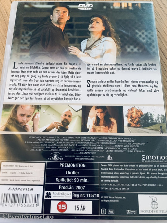 Forvarsel. 2007. Dvd. Dvd