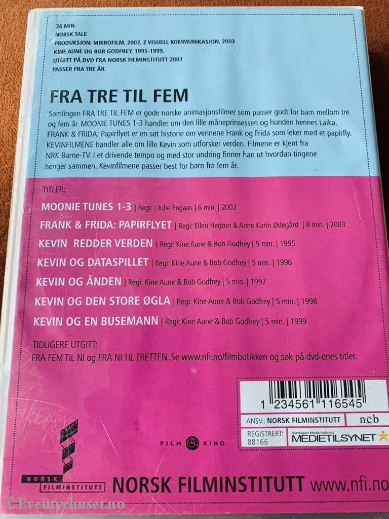 Fra Tre Til Fem. Dvd. Dvd