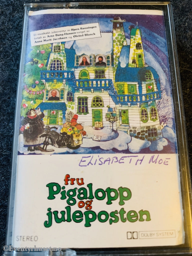 Fru Pigalopp Og Juleposten. Kassett. Kassettbok