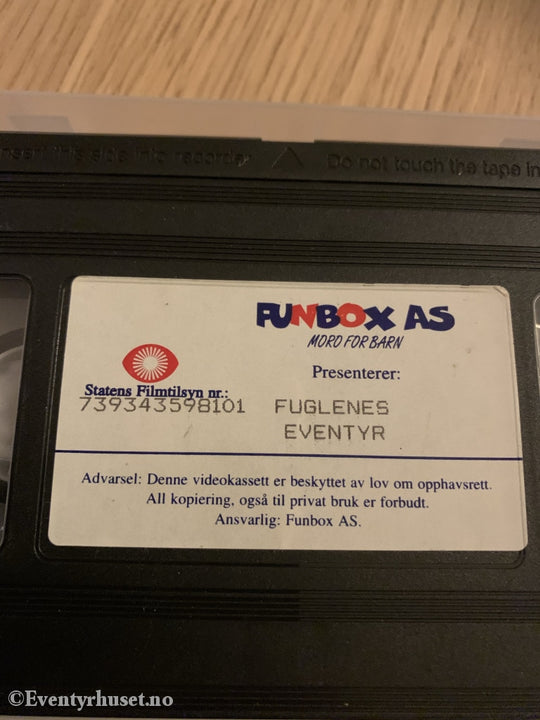 Fuglenes Eventyr. Vhs. Vhs