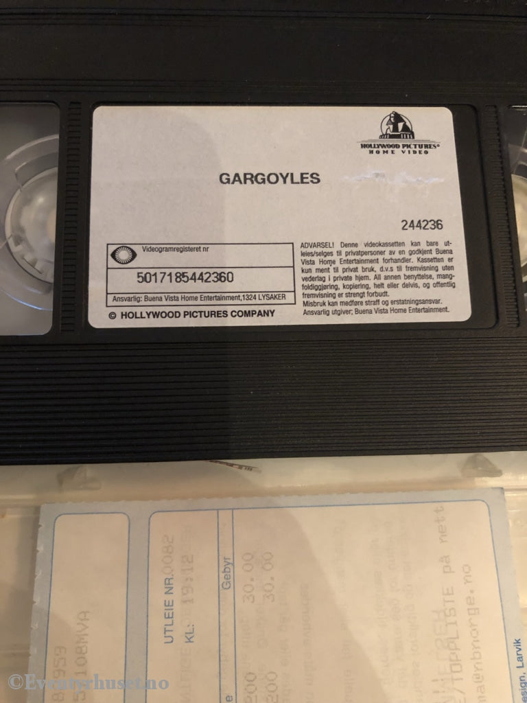 Gargoyles. 1995. Vhs. Vhs