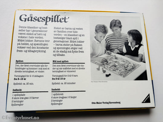 Gåsespillet. Brettspill