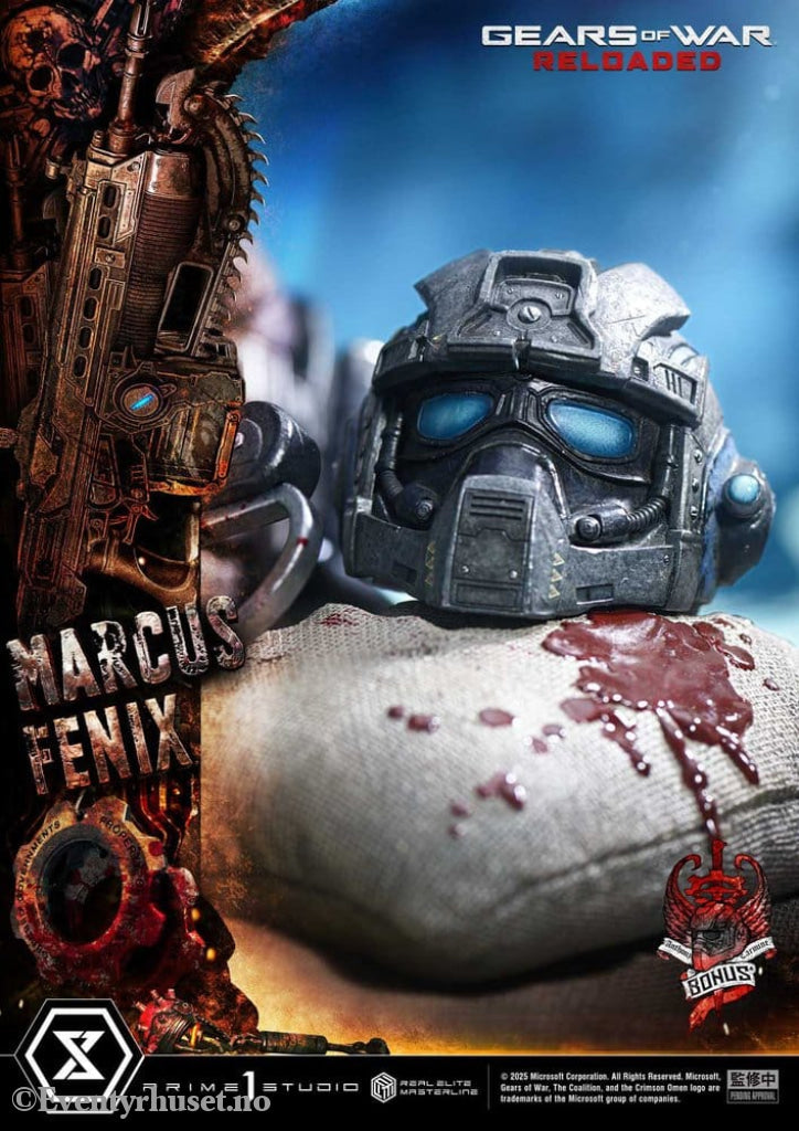 Gears of War: Reloaded Real Elite Masterline Series Statue 1/3 Marcus Fenix Ultimate Bonus Version 97 cm Collectibles