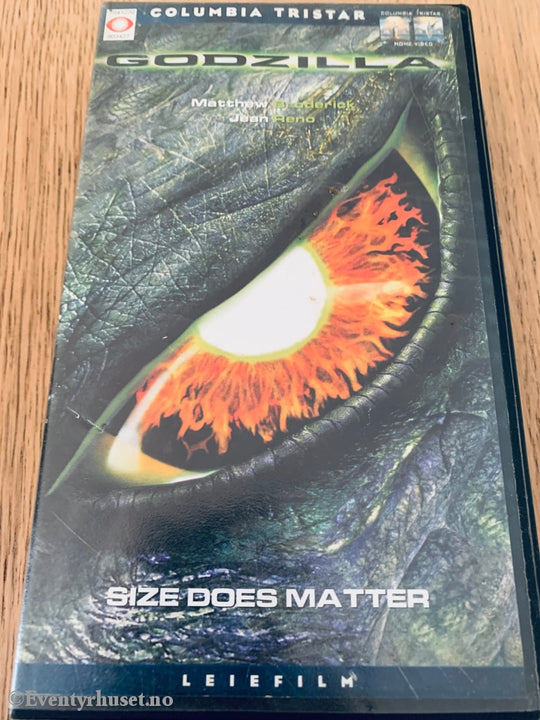 Godzilla. 1998. Vhs Leiefilm.